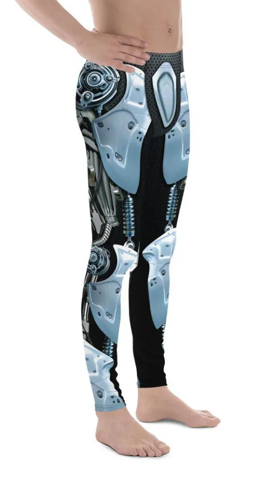 3D Robotic Men's Leggings