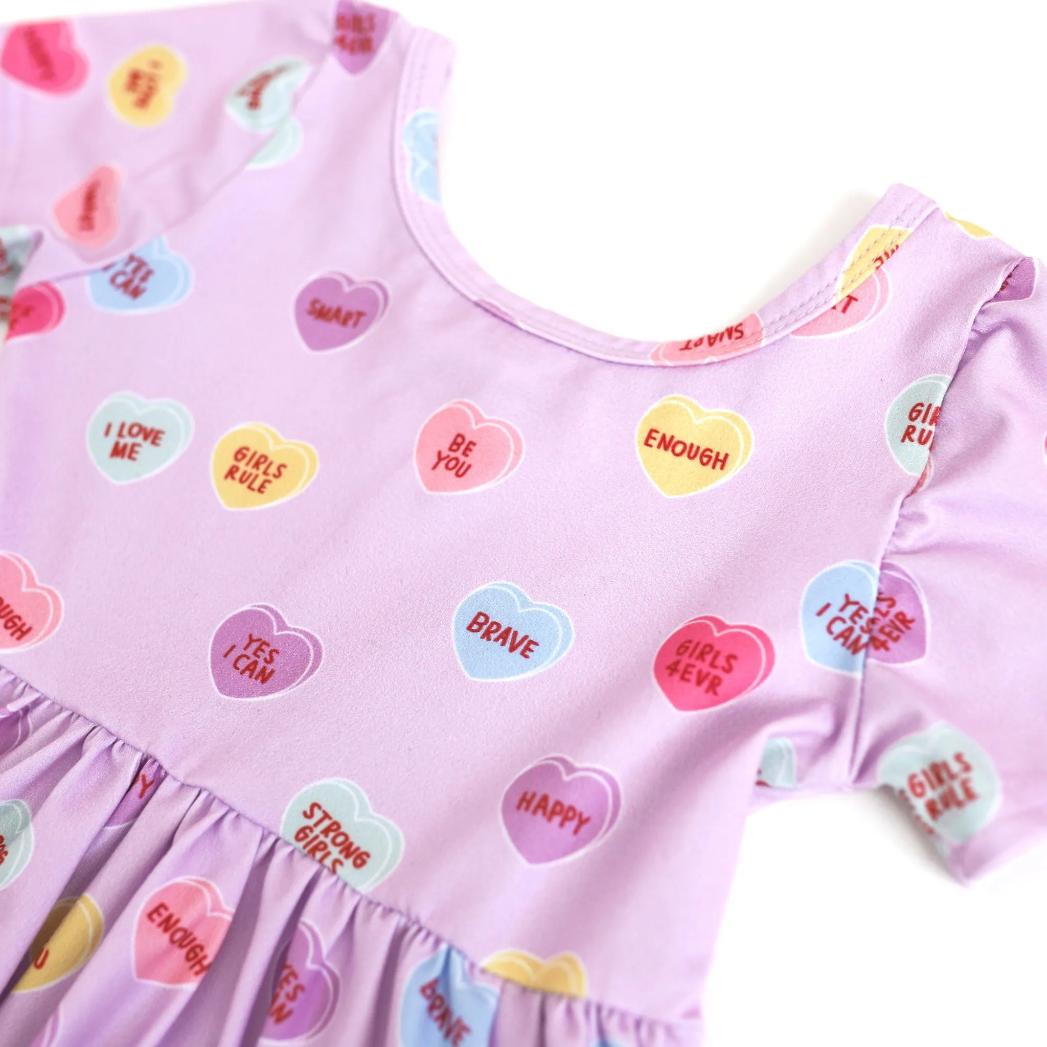 Affirmation Hearts Charm Dress