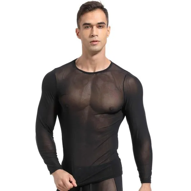 Breathable Mesh Long Sleeve Top