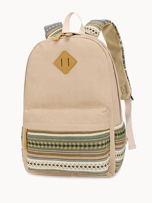 Canvas Cute School Backpack