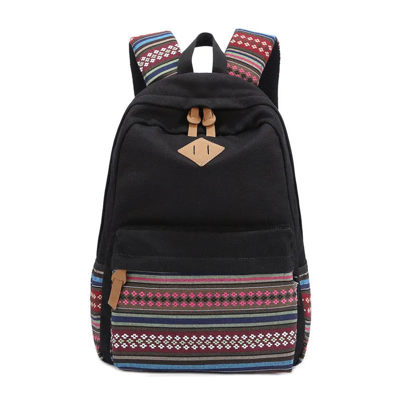 Canvas Women's Vintage Laptop Backpack