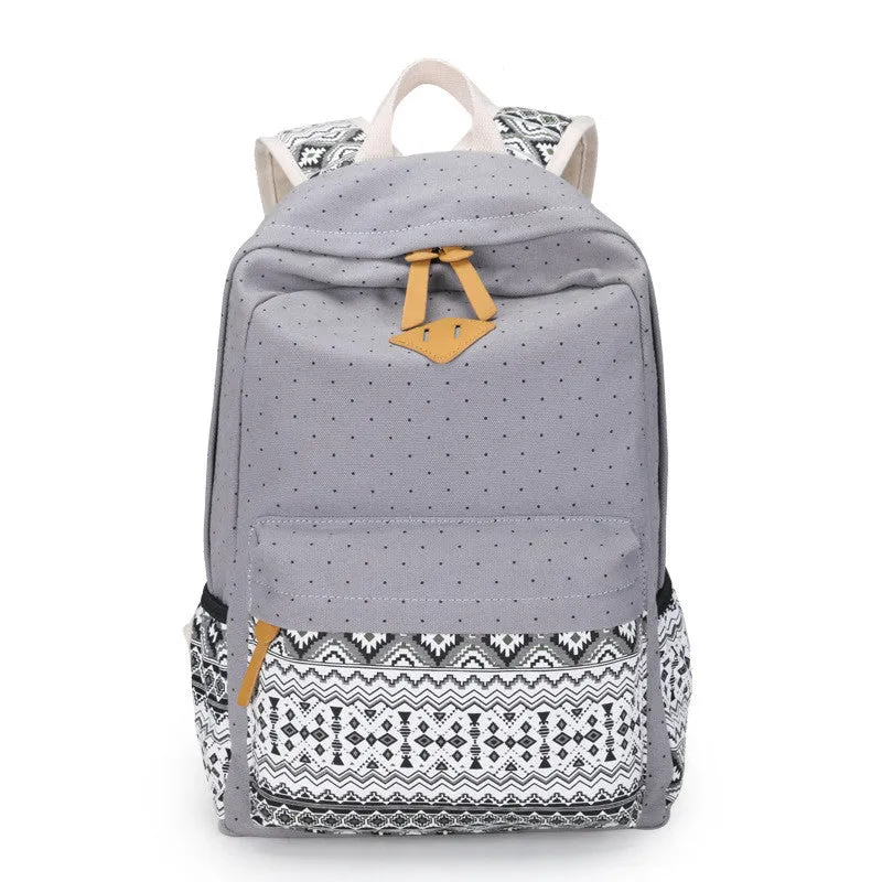 Canvas Women's Vintage Laptop Backpack