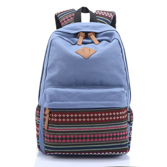 Canvas Women's Vintage Laptop Backpack