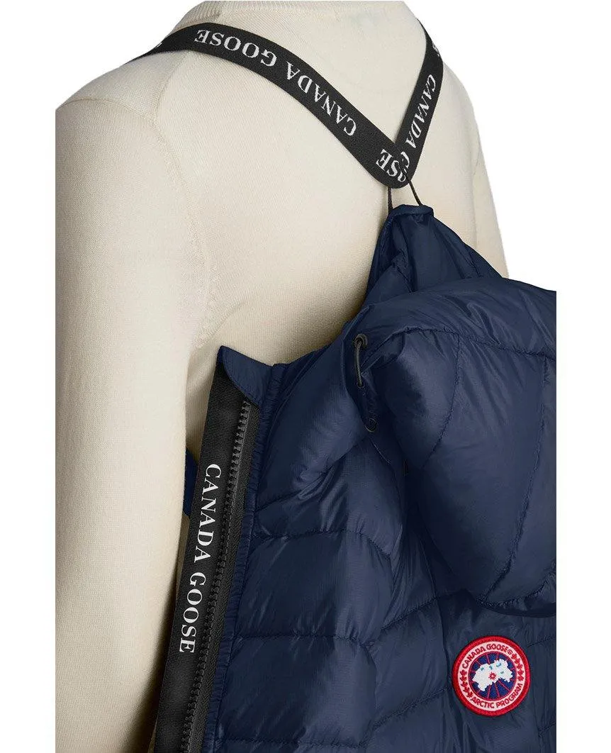 Cypress Hooded Down Jacket Atlantic Navy Womens