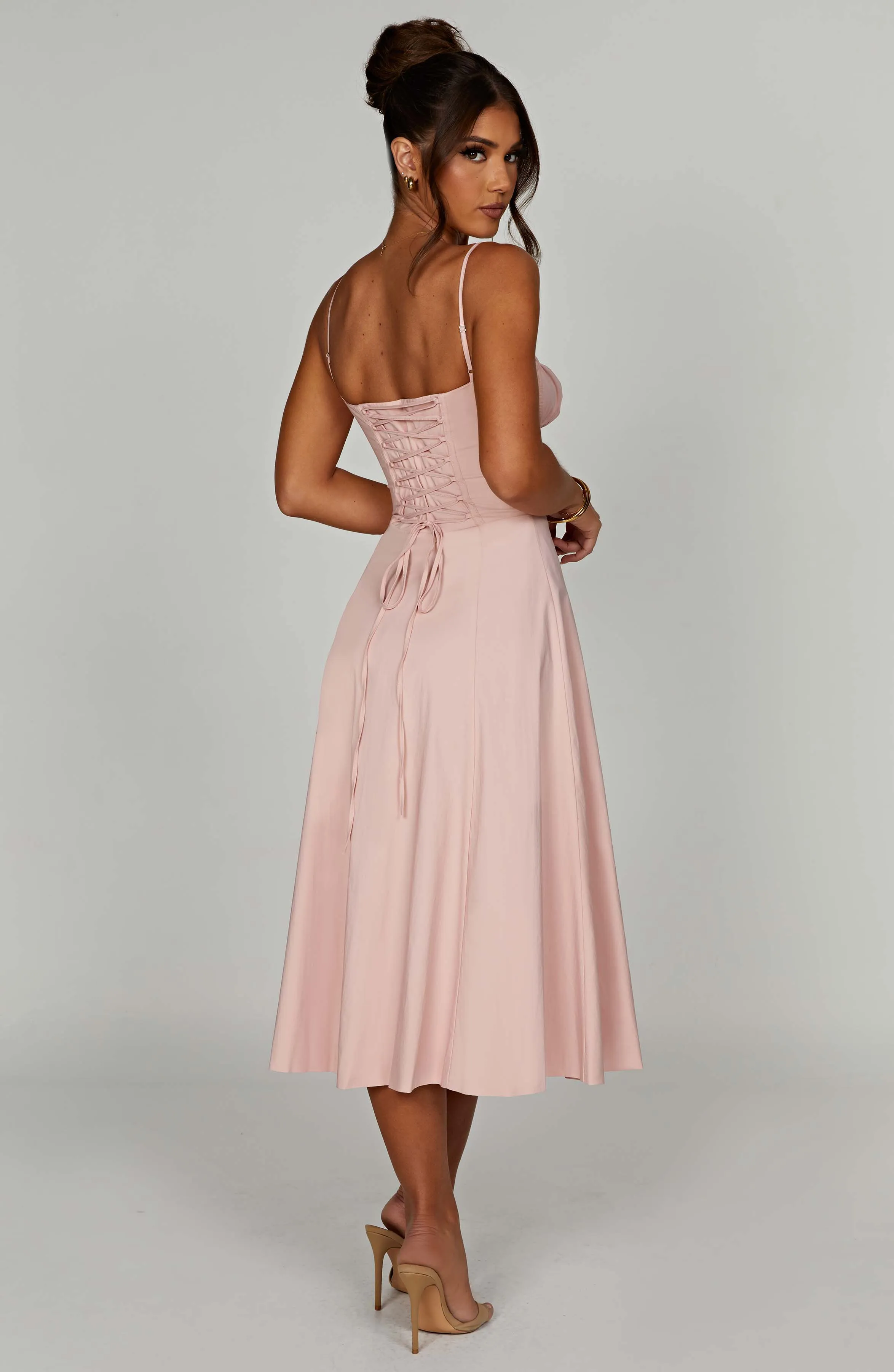 Deanna Midi Dress - Blush