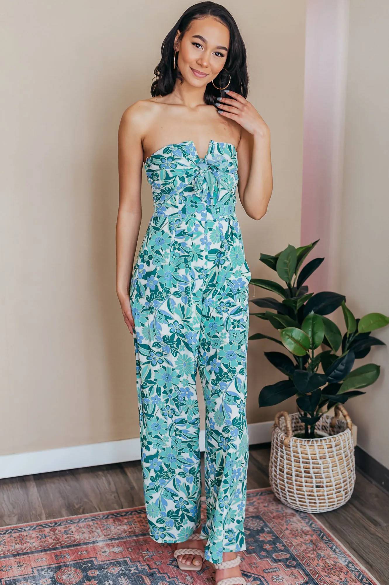 Dreamy Sunset Floral Jumpsuit