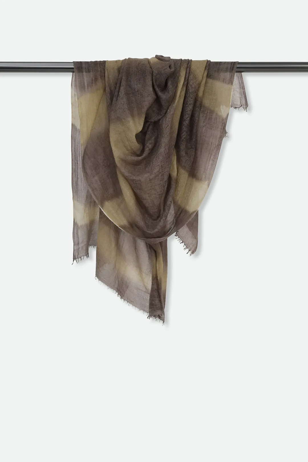 DRIFTWOOD ISCHIA SCARF IN HAND DYED CASHMERE