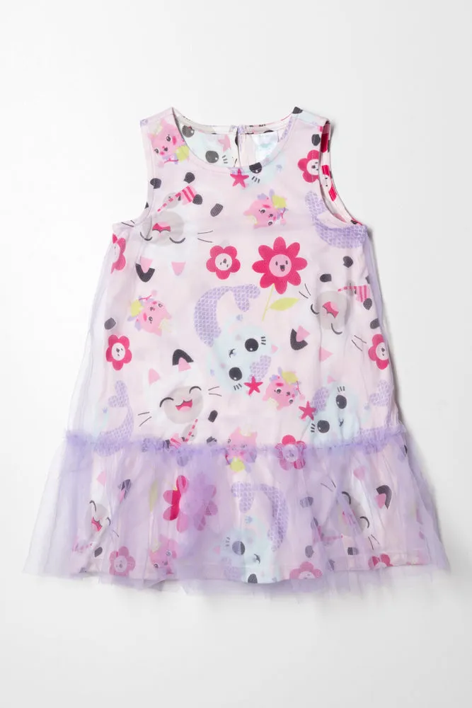 Gabby's Dollhouse Tulle Dress Lilac