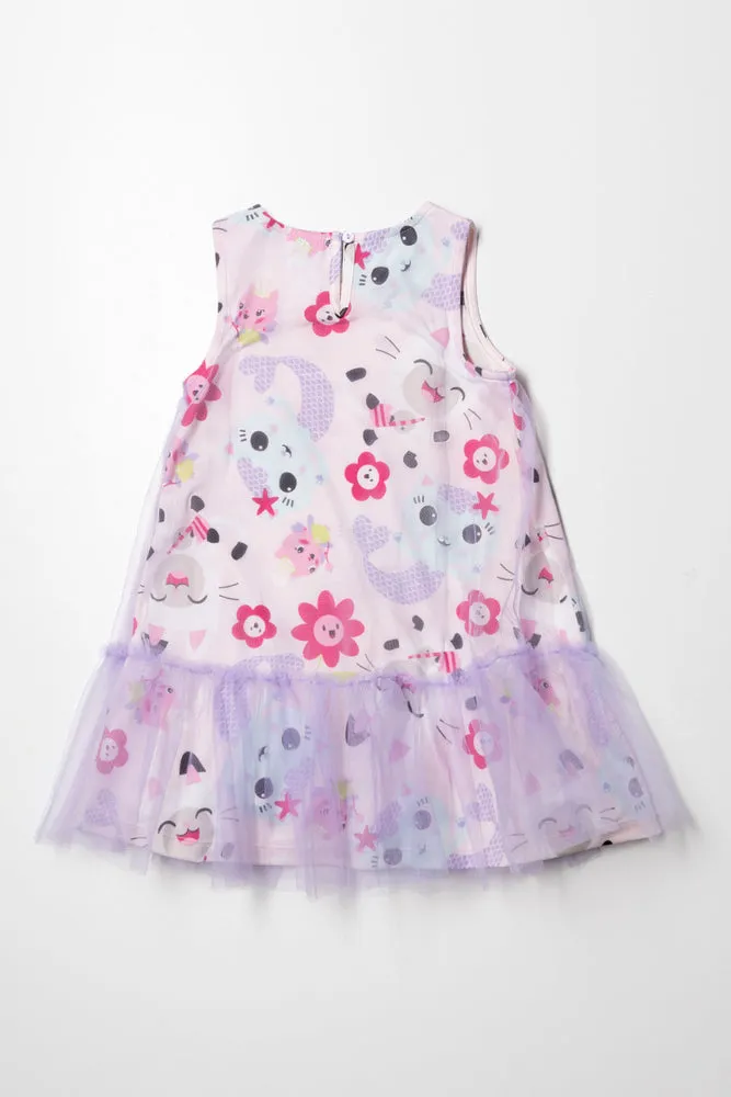 Gabby's Dollhouse Tulle Dress Lilac