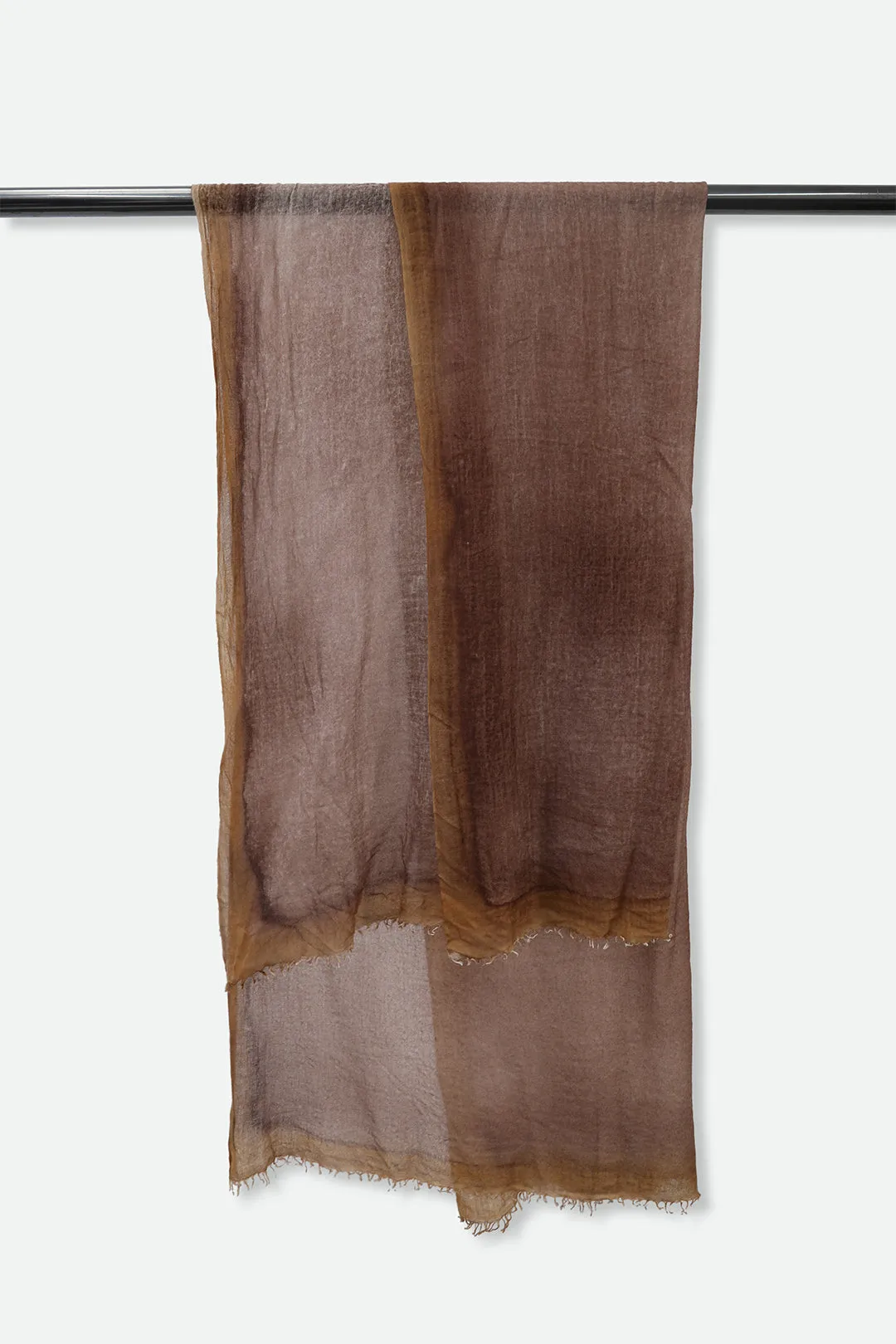 GOLD & COPPER SCARF IN HAND DYED CASHMERE