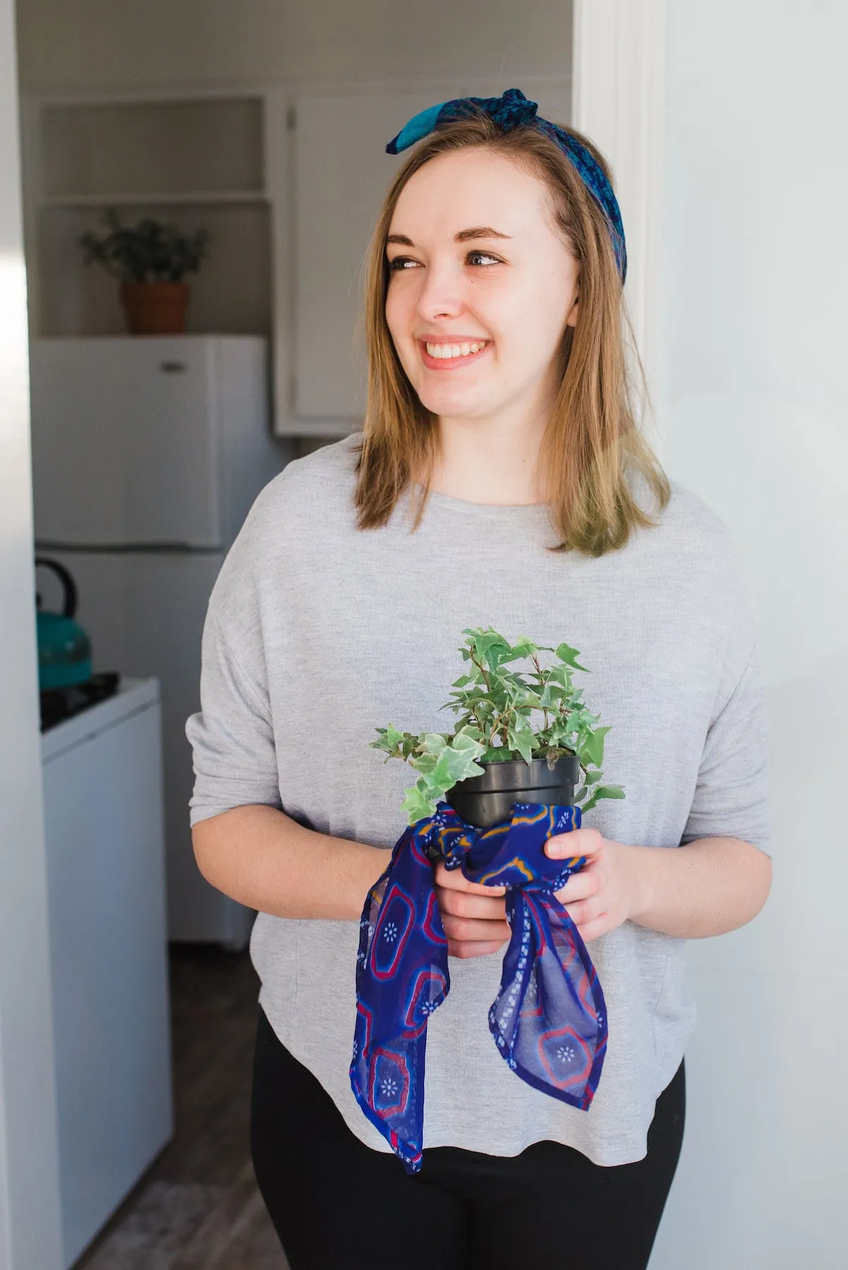 Indigo Design Kerchief