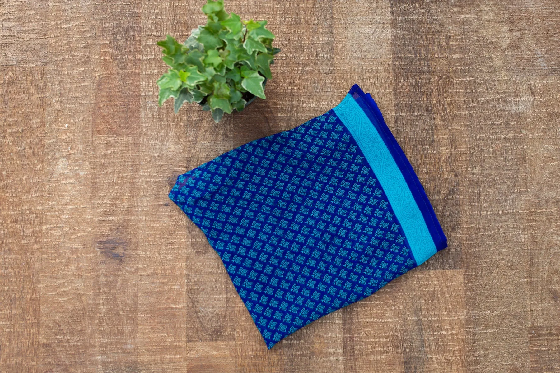 Indigo Design Kerchief