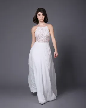 JULIETTE – Gentle wedding dress. Backless bridal gown.