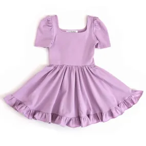 Lavender Mod Twirl Dress