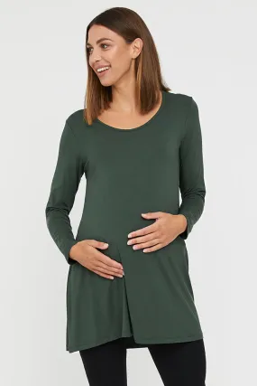 Leanne Maternity Tunic - Forest