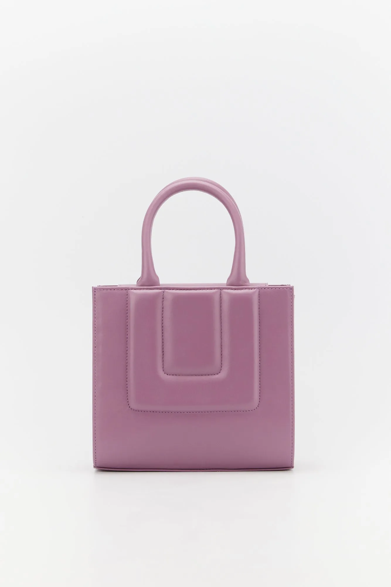 LILAC Leather Structured Mini Tote