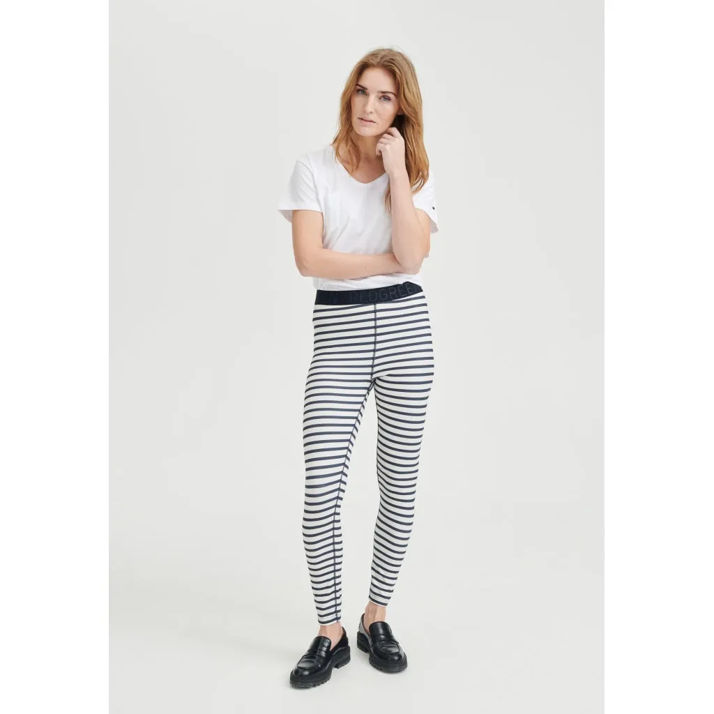 Macha Leggings - Off White Stripe