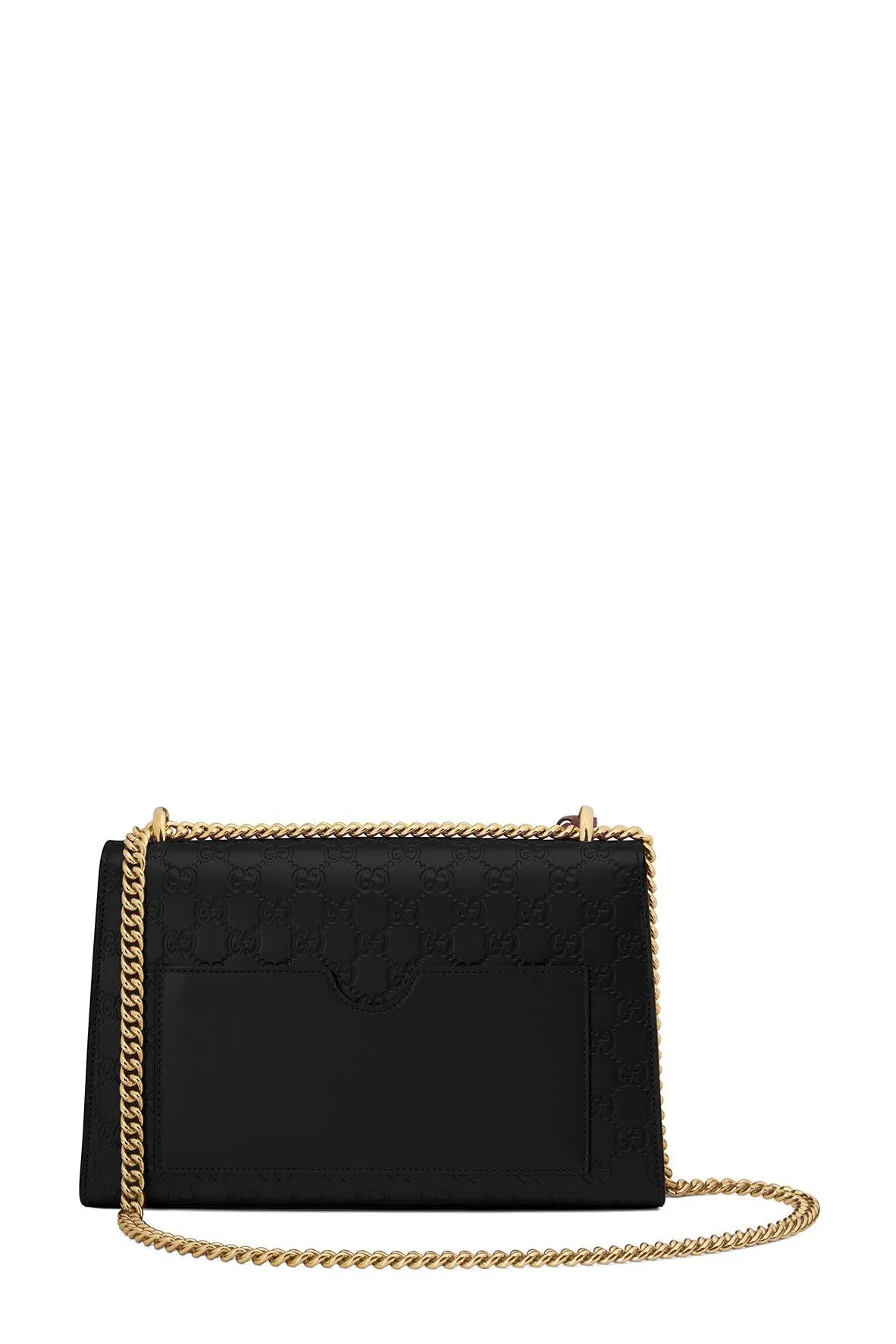 Medium Guccissima Padlock Black