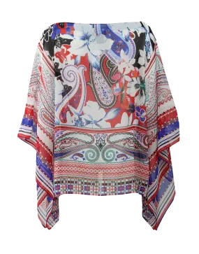 Multi-Color Poncho