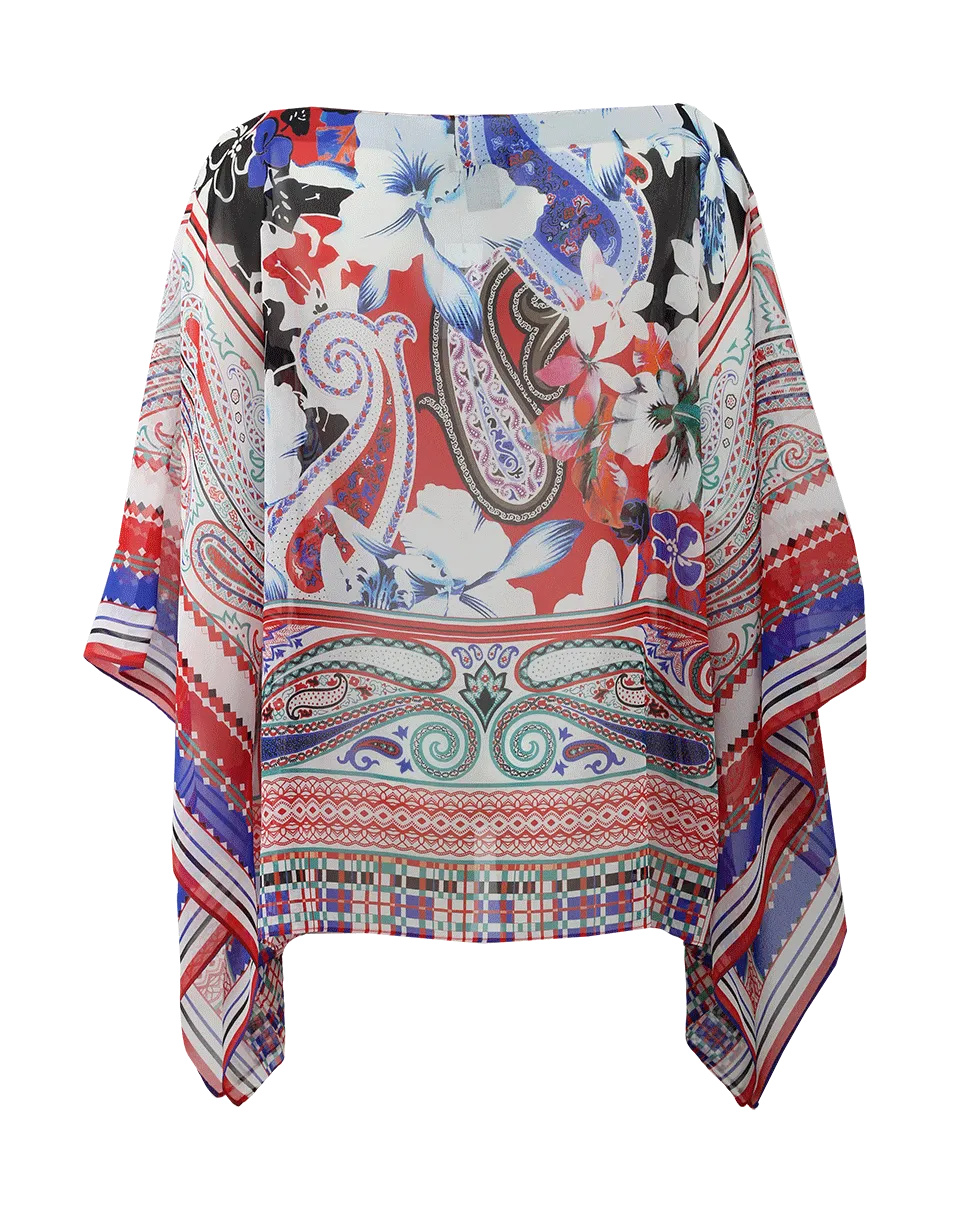 Multi-Color Poncho