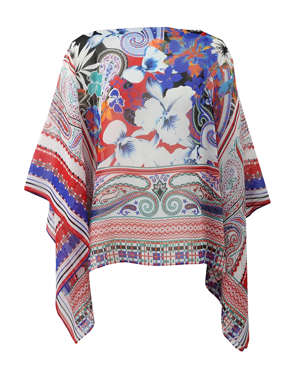 Multi-Color Poncho