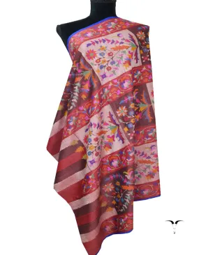 multi-coloured kani pashmina shawl 7774