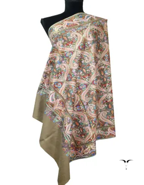 natural embroidery pashmina shawl 7994