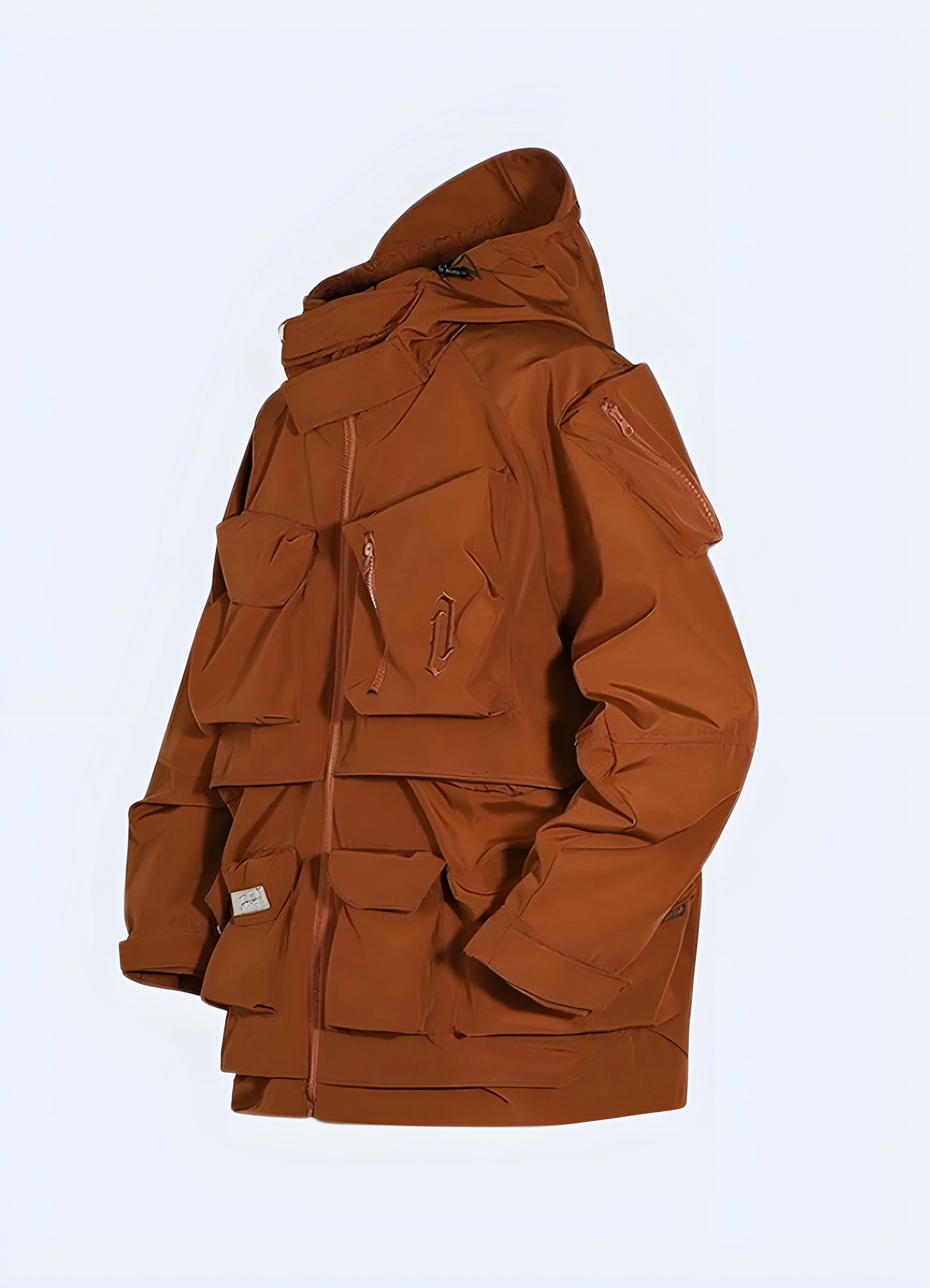 Orange Techwear Jacket