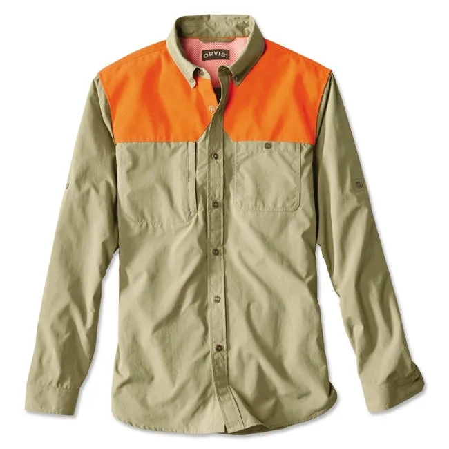 Orvis Men's Synthetic Featherweight Shooting Shirt / Sand - Blaze