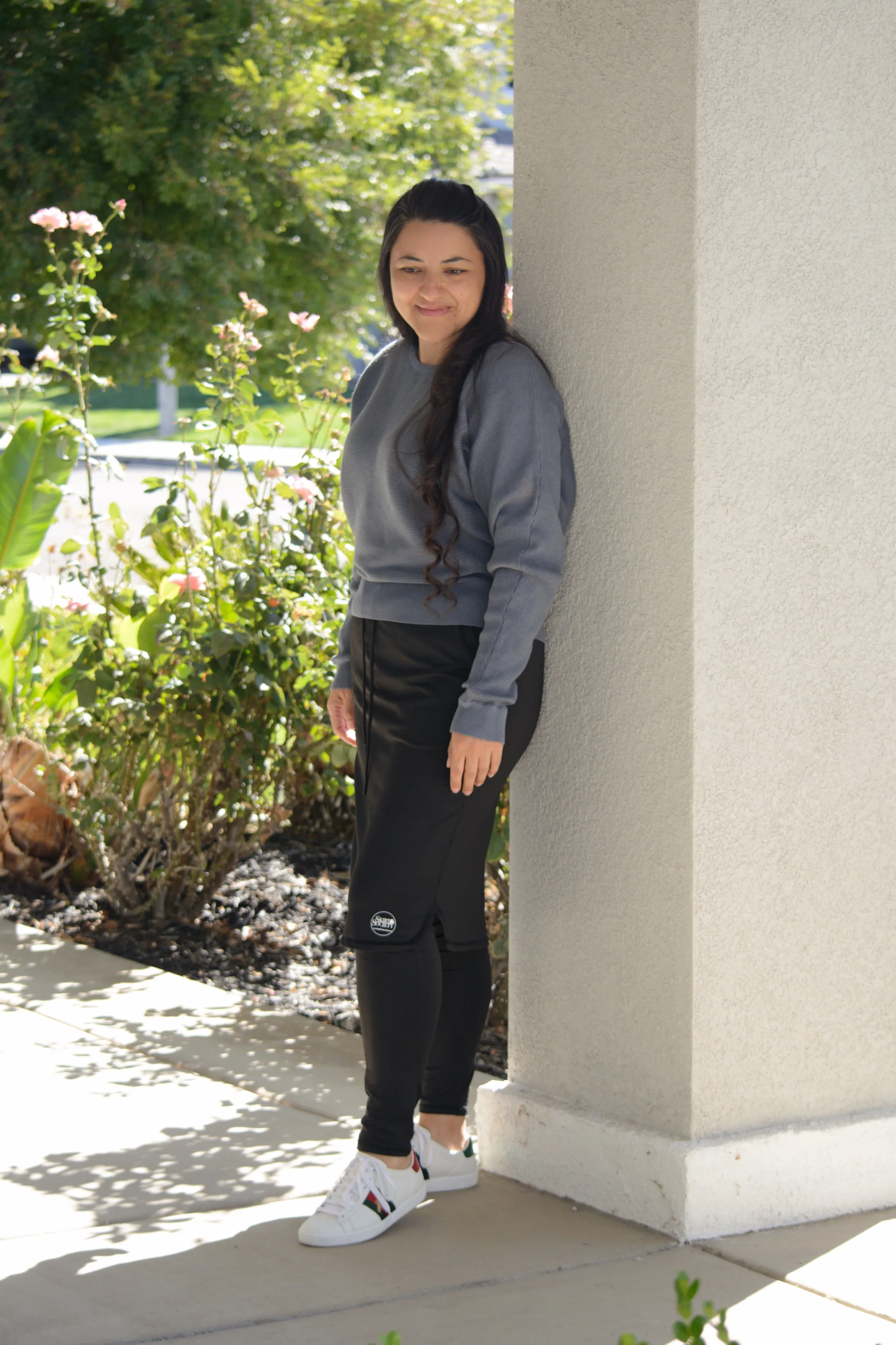 Palermo Black Athletic Skirt (long leggings)