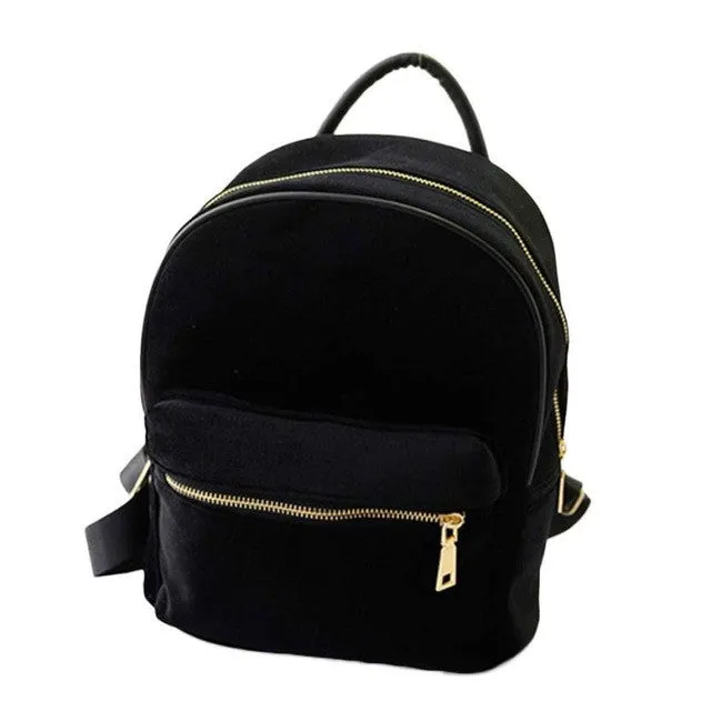 PICK YOUR COLOR: Fancy Velvet Backpack