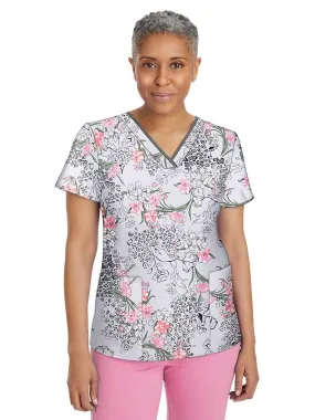 Premiere by Healing Hands Women's Amanda Print Top | Wild Flower