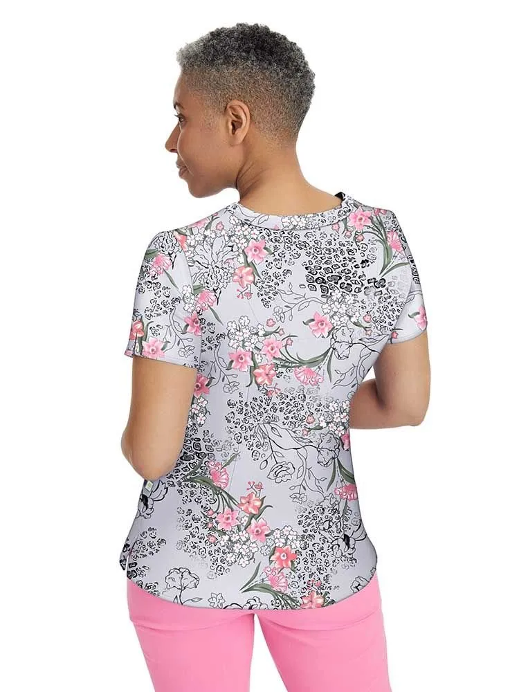 Premiere by Healing Hands Women's Amanda Print Top | Wild Flower