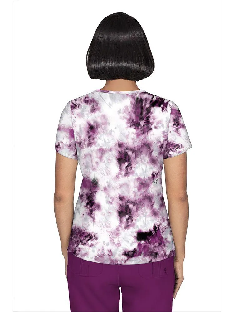 Premiere by Healing Hands Women's Isabel Print Top | Tie Dye