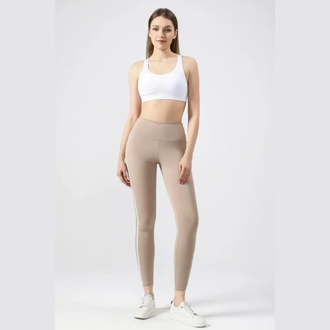 Push Up Legging With Side Stripe