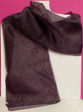 Sheer Wrap - Aubergine