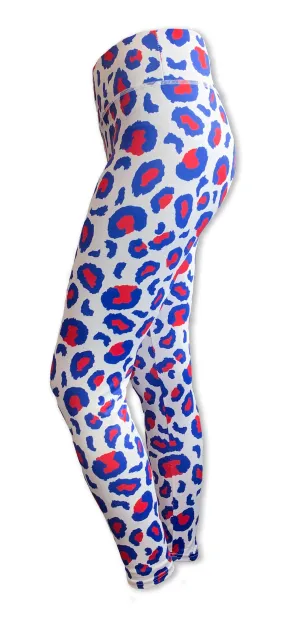 White Leopard - Adult Leggings